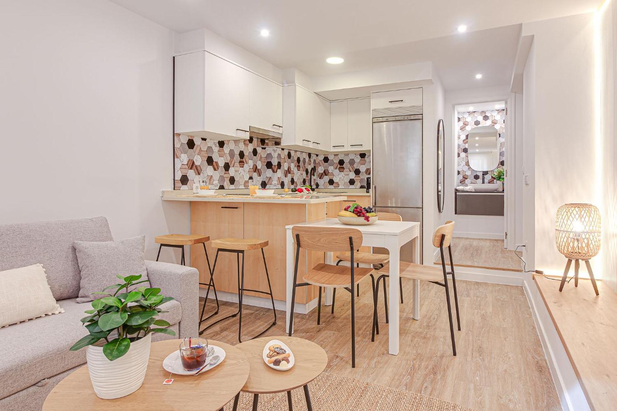 Diseno A Coruna Con Garaje Gratis By Theblueapartments Com Zewnętrze zdjęcie