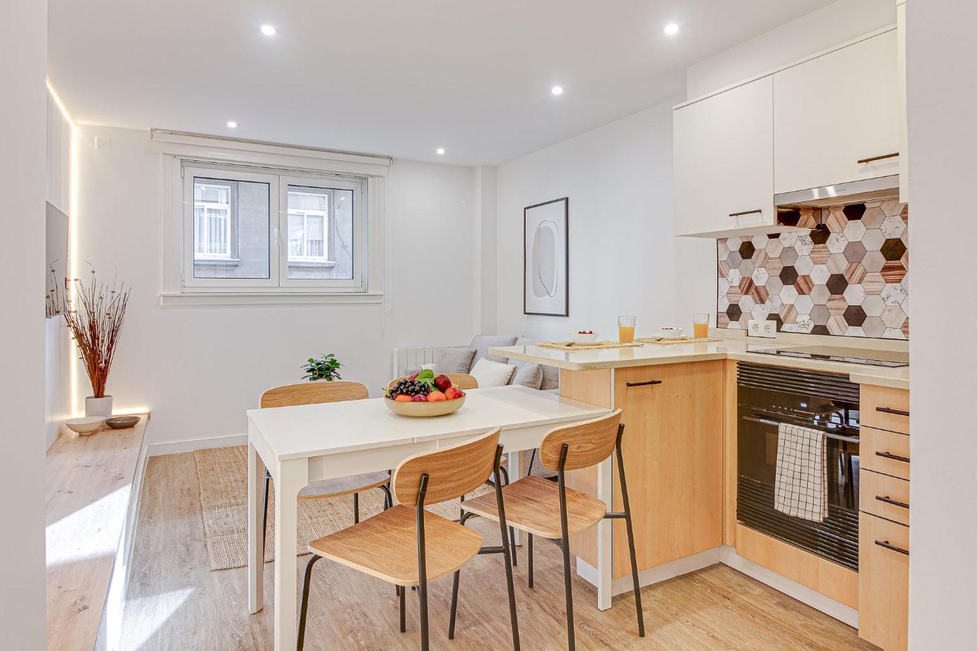Diseno A Coruna Con Garaje Gratis By Theblueapartments Com Zewnętrze zdjęcie