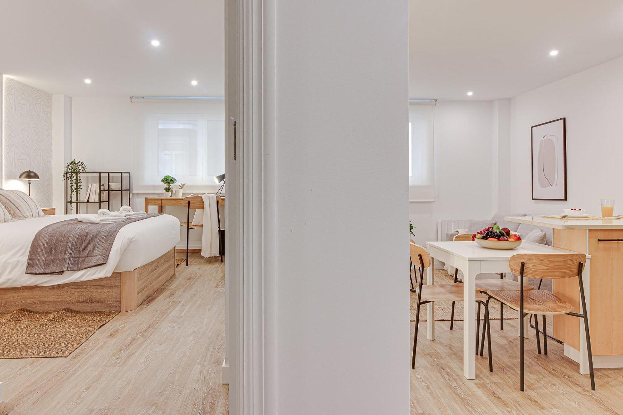 Diseno A Coruna Con Garaje Gratis By Theblueapartments Com Zewnętrze zdjęcie