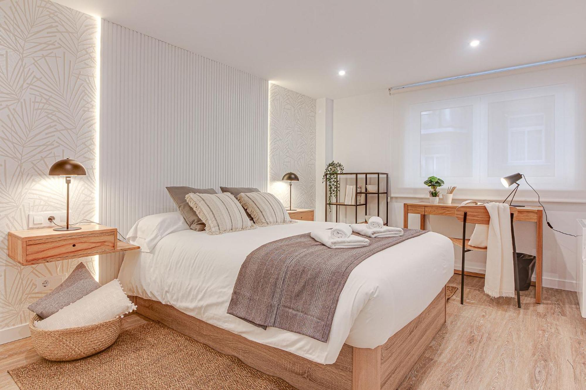 Diseno A Coruna Con Garaje Gratis By Theblueapartments Com Zewnętrze zdjęcie